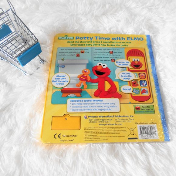 Sesame Street Potty Time with Elmo Play A Sound Book - Picture 4 of 11